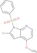 2-Iodo-4-methoxy-1-(phenylsulfonyl)-1H-pyrrolo[2,3-b]pyridine