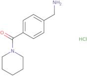 [4-(Piperidine-1-carbonyl)phenyl]methanamine hydrochloride