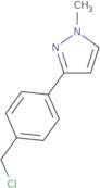 3-[4-(Chloromethyl)phenyl]-1-methyl-1H-pyrazole