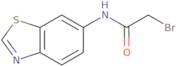 N-Benzothiazol-6-yl-2-bromo-acetamide