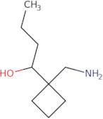 1-[1-(Aminomethyl)cyclobutyl]butan-1-ol