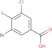 3-Bromo-5-chloro-4-iodobenzoic acid