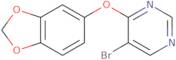 4-(1,3-Dioxaindan-5-yloxy)-5-bromopyrimidine