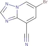 6-Bromo-[1,2,4]triazolo[1,5-a]pyridine-8-carbonitrile