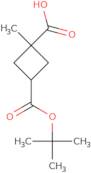 3-[(tert-Butoxy)carbonyl]-1-methylcyclobutane-1-carboxylic acid