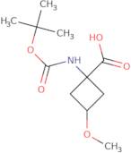 (1S,3S)-1-{[(tert-Butoxy)carbonyl]amino}-3-methoxycyclobutane-1-carboxylic acid