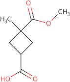 3-(Methoxycarbonyl)-3-methylcyclobutane-1-carboxylic acid