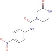 N-(4-Nitrophenyl)-3-oxopiperazine-1-carboxamide