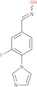 N-{[3-Fluoro-4-(1H-imidazol-1-yl)phenyl]methylidene}hydroxylamine