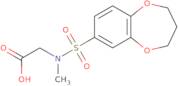 2-(N-Methyl3,4-dihydro-2H-1,5-benzodioxepine-7-sulfonamido)acetic acid