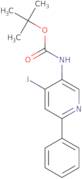 tert-Butyl 4-iodo-6-phenylpyridin-3-ylcarbamate