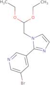 3-Bromo-5-(1-(2,2-diethoxyethyl)-1H-imidazol-2-yl)pyridine