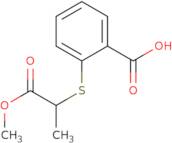 2-[(1-Methoxy-1-oxopropan-2-yl)sulfanyl]benzoic acid