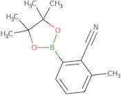 2-Methyl-6-(tetramethyl-1,3,2-dioxaborolan-2-yl)benzonitrile