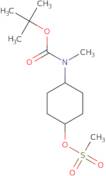 tert-Butyl N-methyl-N-[(1R,4R)-4-(methanesulfonyloxy)cyclohexyl]carbamate