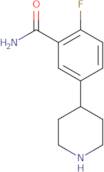 2-Fluoro-5-(4-piperidyl)benzamide