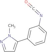 5-(3-Isocyanatophenyl)-1-methyl-1H-pyrazole