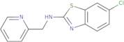 6-Chloro-N-(pyridin-2-ylmethyl)-1,3-benzothiazol-2-amine