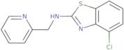 4-Chloro-N-(pyridin-2-ylmethyl)-1,3-benzothiazol-2-amine