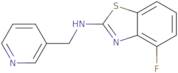 4-Fluoro-N-(pyridin-3-ylmethyl)-1,3-benzothiazol-2-amine