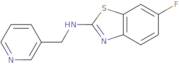 6-Fluoro-N-(pyridin-3-ylmethyl)-1,3-benzothiazol-2-amine