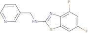 4,6-Difluoro-N-(pyridin-3-ylmethyl)-1,3-benzothiazol-2-amine