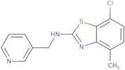 7-Chloro-4-methyl-N-(pyridin-3-ylmethyl)-1,3-benzothiazol-2-amine