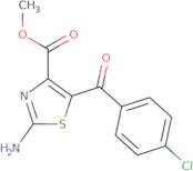 Methyl 2-amino-5-(4-chlorobenzoyl)-1,3-thiazole-4-carboxylate