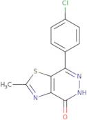 7-(4-Chlorophenyl)-2-methyl[1,3]thiazolo[4,5-d]pyridazin-4(5H)-one