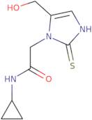 N-Cyclopropyl-2-[5-(hydroxymethyl)-2-mercapto-1H-imidazol-1-yl]acetamide