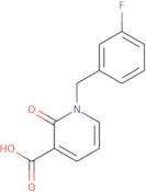 1-[(3-Fluorophenyl)methyl]-2-oxo-1,2-dihydropyridine-3-carboxylic acid