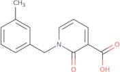 1-[(3-Methylphenyl)methyl]-2-oxo-1,2-dihydropyridine-3-carboxylic acid