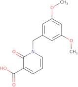 1-[(3,5-Dimethoxyphenyl)methyl]-2-oxo-1,2-dihydropyridine-3-carboxylic acid
