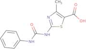 2-[(Anilinocarbonyl)amino]-4-methyl-1,3-thiazole-5-carboxylic acid