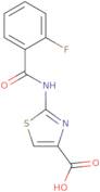 2-[(2-Fluorobenzoyl)amino]-1,3-thiazole-4-carboxylic acid