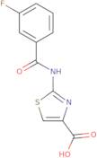 2-[(3-Fluorobenzoyl)amino]-1,3-thiazole-4-carboxylic acid