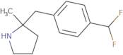 2-{[4-(Difluoromethyl)phenyl]methyl}-2-methylpyrrolidine