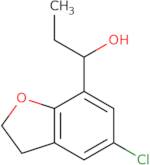 1-(5-Chloro-2,3-dihydro-1-benzofuran-7-yl)propan-1-ol