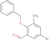 2-(Benzyloxy)-5-bromo-3-methylbenzaldehyde