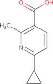 6-Cyclopropyl-2-methylpyridine-3-carboxylic acid