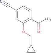 4-Acetyl-3-(cyclopropylmethoxy)benzonitrile