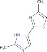 4-Methyl-2-(2-methyl-1H-imidazol-4-yl)-1,3-thiazole
