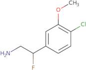 2-(4-Chloro-3-methoxyphenyl)-2-fluoroethan-1-amine