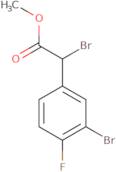 Methyl 2-bromo-2-(3-bromo-4-fluorophenyl)acetate