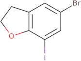 5-Bromo-7-iodo-2,3-dihydro-1-benzofuran