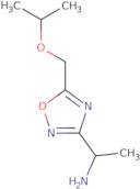 1-{5-[(Propan-2-yloxy)methyl]-1,2,4-oxadiazol-3-yl}ethan-1-amine