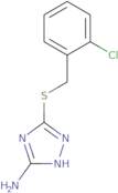 3-[(2-Chlorobenzyl)sulfanyl]-1H-1,2,4-triazol-5-ylamine