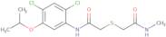 2-{[2-(2,4-Dichloro-5-isopropoxyanilino)-2-oxoethyl]sulfanyl}-N-methylacetamide