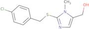 {2-[(4-Chlorobenzyl)sulfanyl]-1-methyl-1H-imidazol-5-yl}methanol