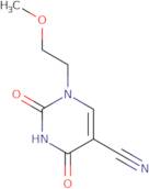 1-(2-Methoxyethyl)-2,4-dioxo-1,2,3,4-tetrahydropyrimidine-5-carbonitrile